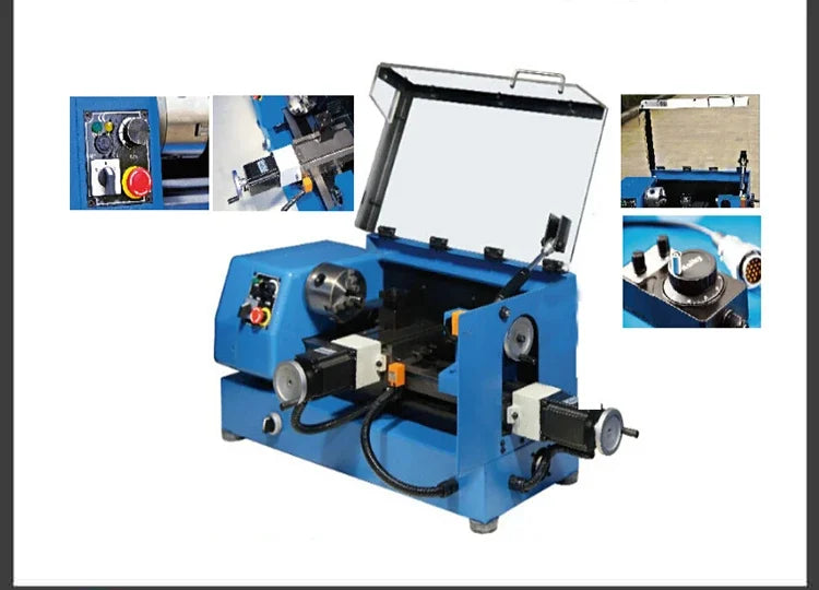 cnc lathe machine 5-axis SP2138 micro cnc lathe with 250mm center distance