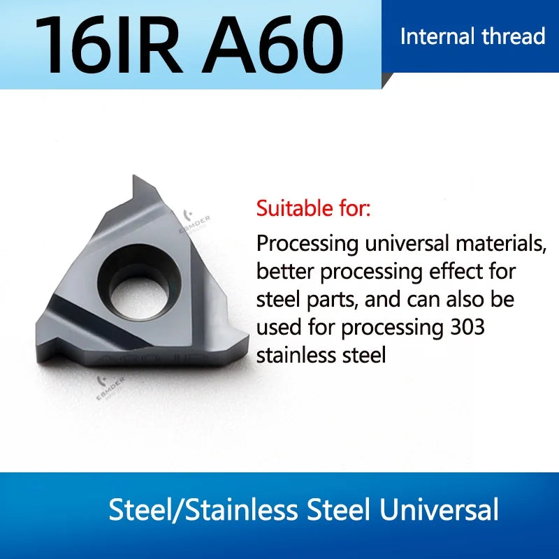 Cutting Cutter Lathe Tools CNC 06IR 08IR 11ER/IR 16ER/IR 22ER/IR 27ER/IR A60/A55/AG55/AG60/G55/G60/N55/N60/Q60 Threading Blade