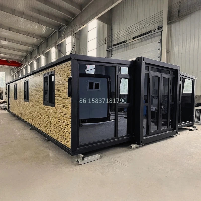 Hot Sale Container House Luxury Mobile Living Villa Hotel Folding Tiny House 40ft 20ft Prefab Modular Expandable Container House