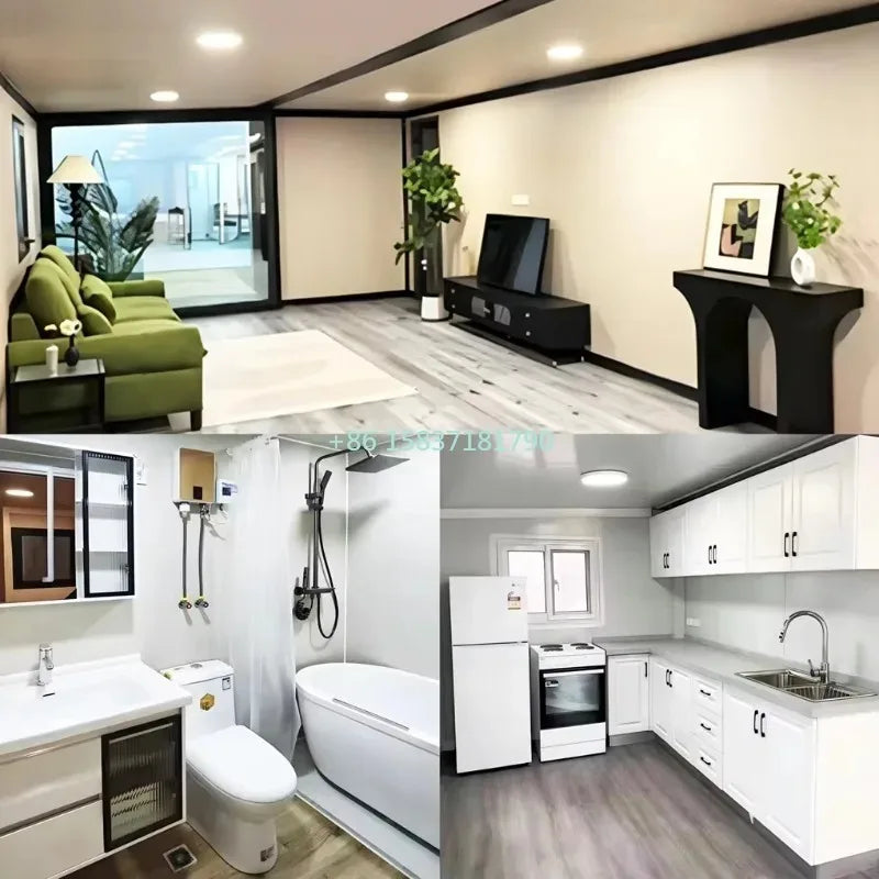 Hot Sale Container House Luxury Mobile Living Villa Hotel Folding Tiny House 40ft 20ft Prefab Modular Expandable Container House