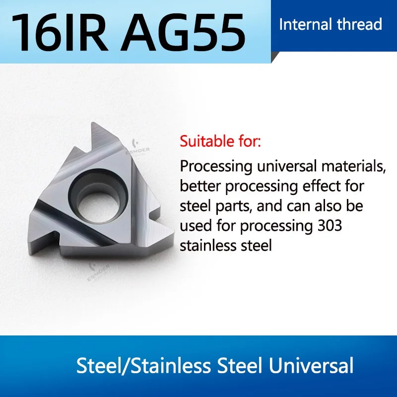 Cutting Cutter Lathe Tools CNC 06IR 08IR 11ER/IR 16ER/IR 22ER/IR 27ER/IR A60/A55/AG55/AG60/G55/G60/N55/N60/Q60 Threading Blade
