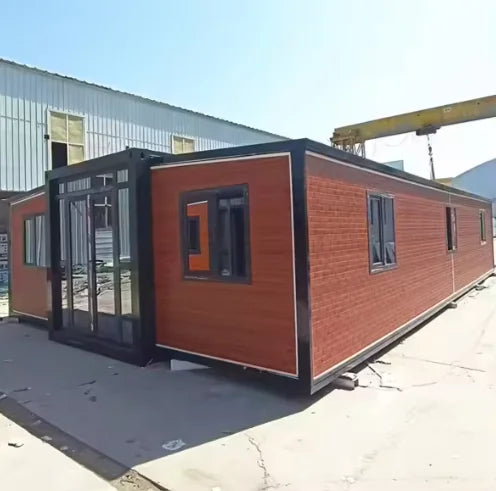 Customized Expandable Container House and Portable Mobile Home 40ft Prefab Foldable 3 Bedrooms Luxury Villa Hot Sale