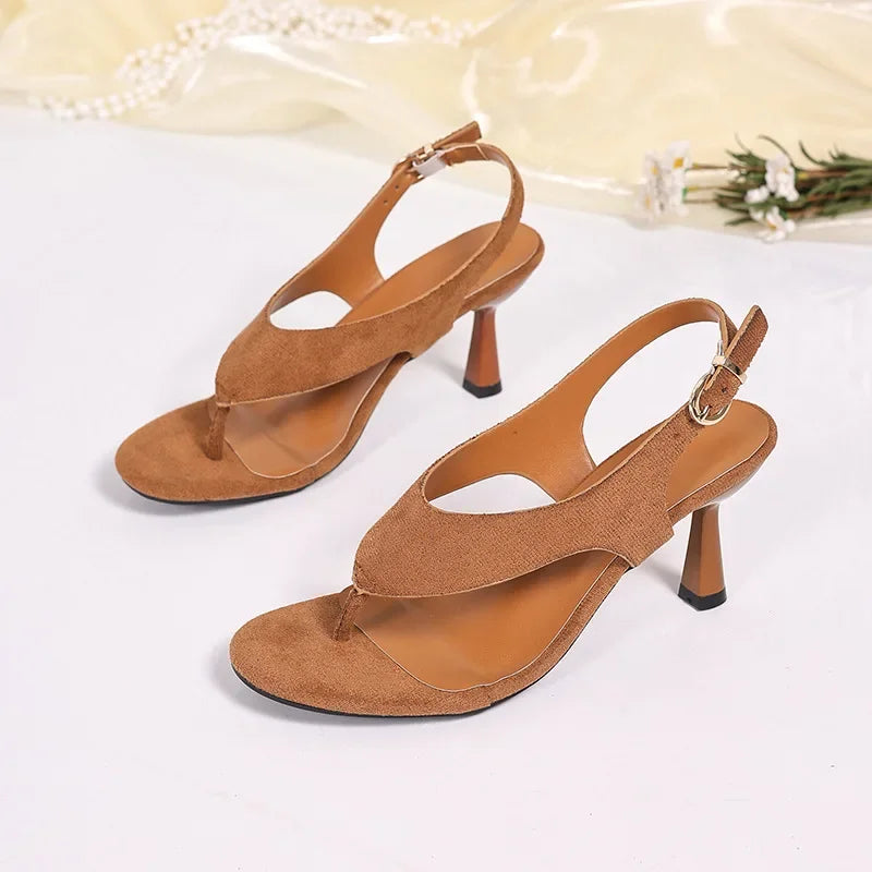 Women Sandals Fashion High Heels Sandals For Summer Women Shoes Ankle Strap Heel Zapatos Mujer Summer Footwear Women Pumps